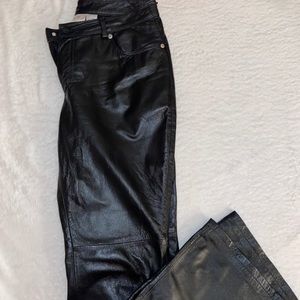 Leather pants